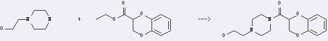 1-(2-Hydroxyethyl)piperazine is used to produce (2,3-dihydro-benzo[1,4]dioxin-2-yl)-[4-(2-hydroxy-ethyl)-piperazin-1-yl]-methanone by reaction with 2,3-dihydro-benzo[1,4]dioxine-2-carboxylic acid ethyl ester.